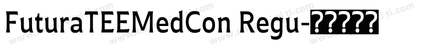FuturaTEEMedCon Regu字体转换